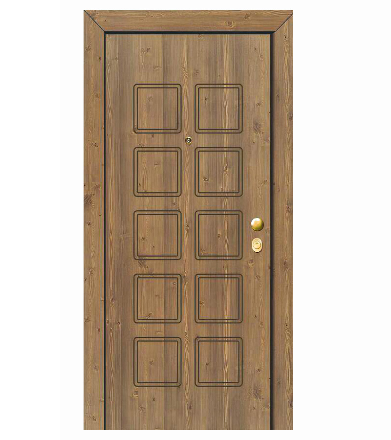 Πόρτα Ασφαλείας με Επένδυση PVC