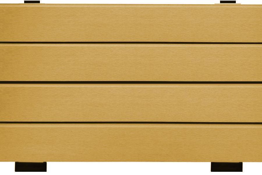 Συνθετική Περίφραξη Wpc Χωρίς Γραμμώσεις Χρώμα Teak 12cm